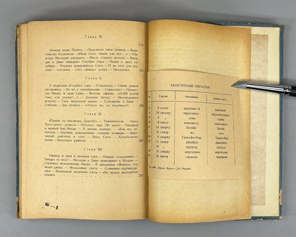 1st ed. A. Lurye Across India Geographical Tale Adventure 1936 Лурье По Индии