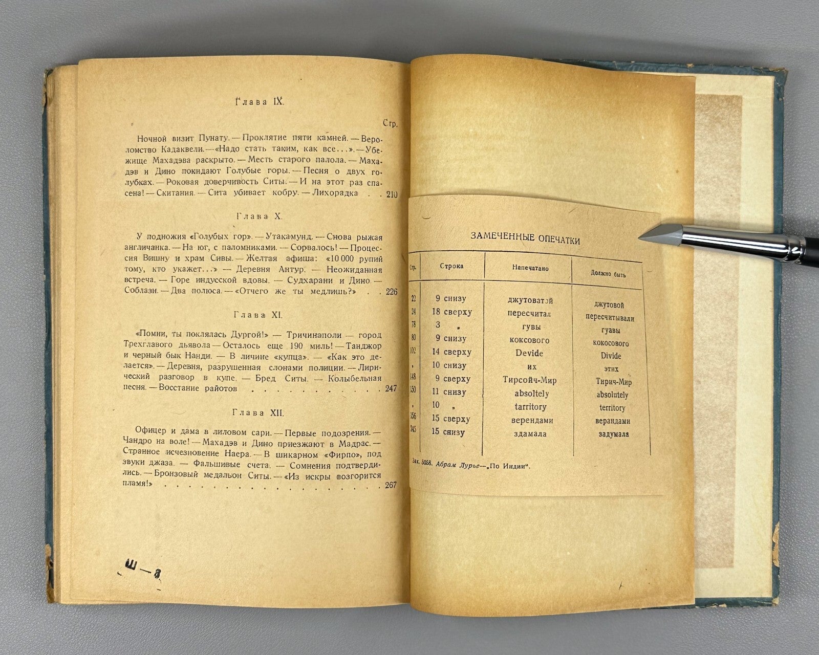 1st ed. A. Lurye Across India Geographical Tale Adventure 1936 Лурье По Индии