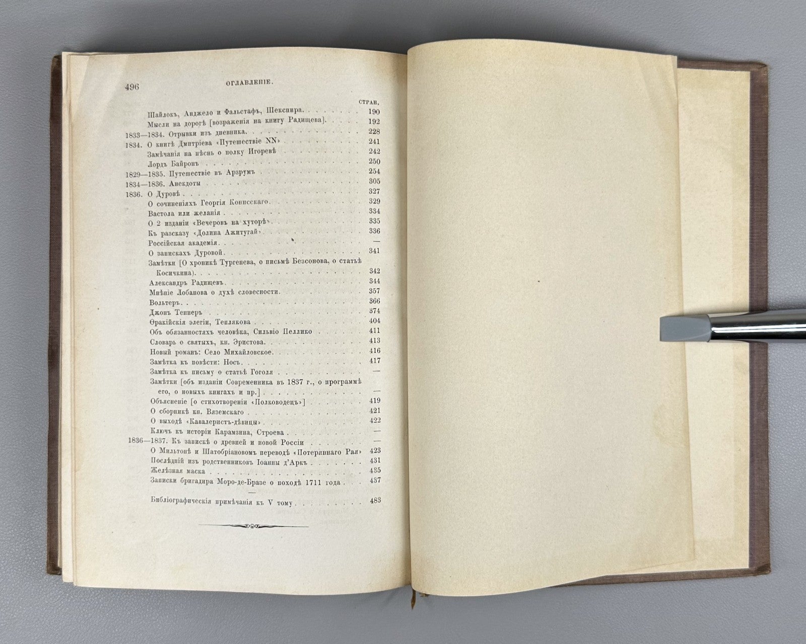 Пушкин Сочинения А.С. Пушкина т. 5 Анского 1882 Pushkin Works Prose 1815-1837 RR