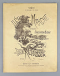 Eugène Ketterer Défilé-marche (de Kaschte) Military Transcription for Piano 1900