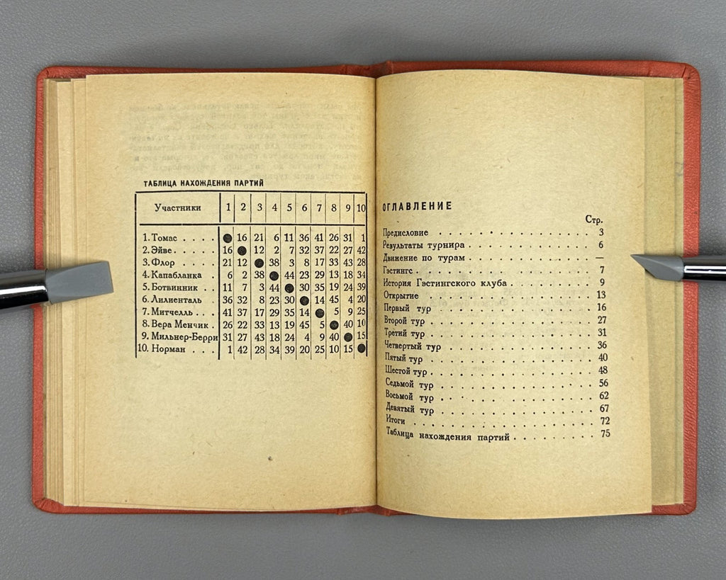 Вайнштейн Турнир в Гэстингсе 1935 Vainshtein The Hastings Tournament Chess USSR