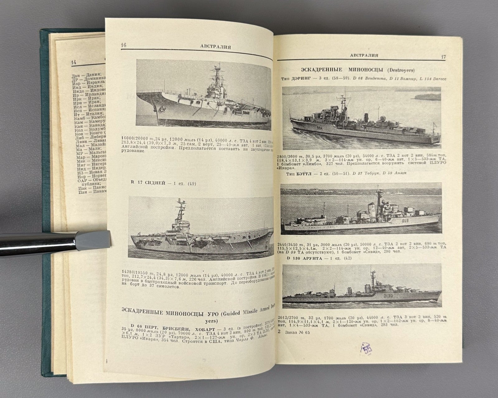 Handbook of Foreign Fleets USSR Warships 1966 Справочник по иностранным флотам