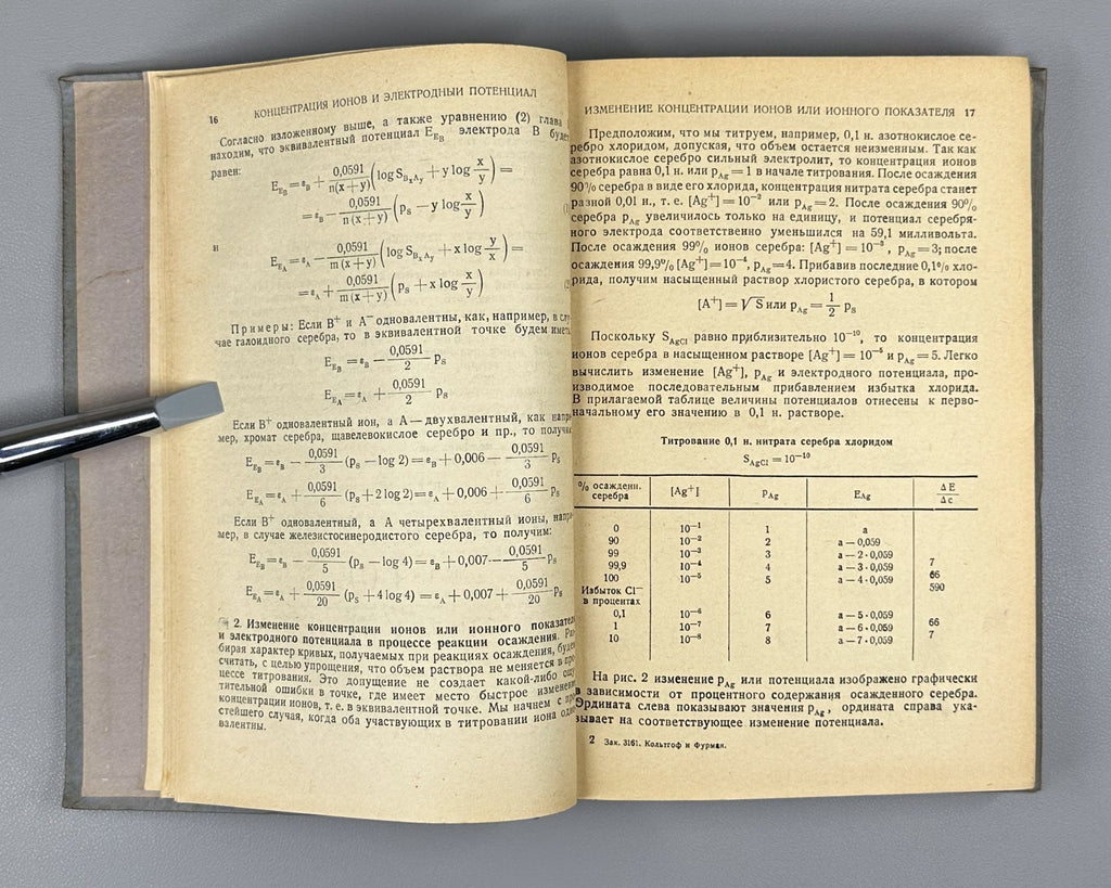 Кольтгоф Фурман Потенциометрическое титрование 1935 Potentiometric Titrations