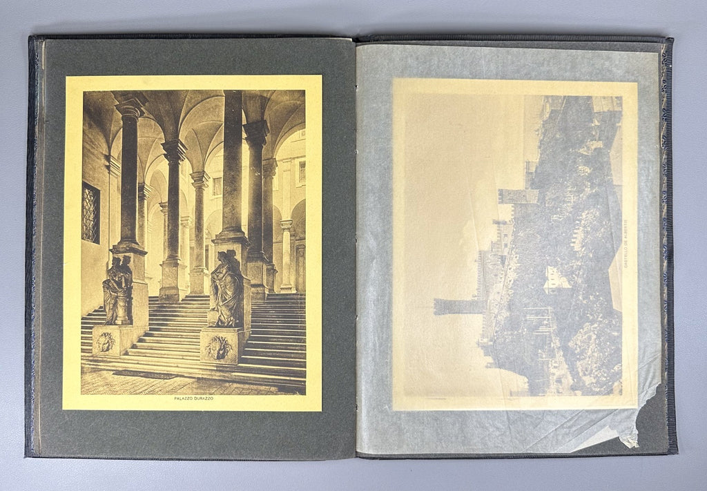 Vintage  Album with photo 24 pcs. Italy Genova Винтажный фотоальбом Италия