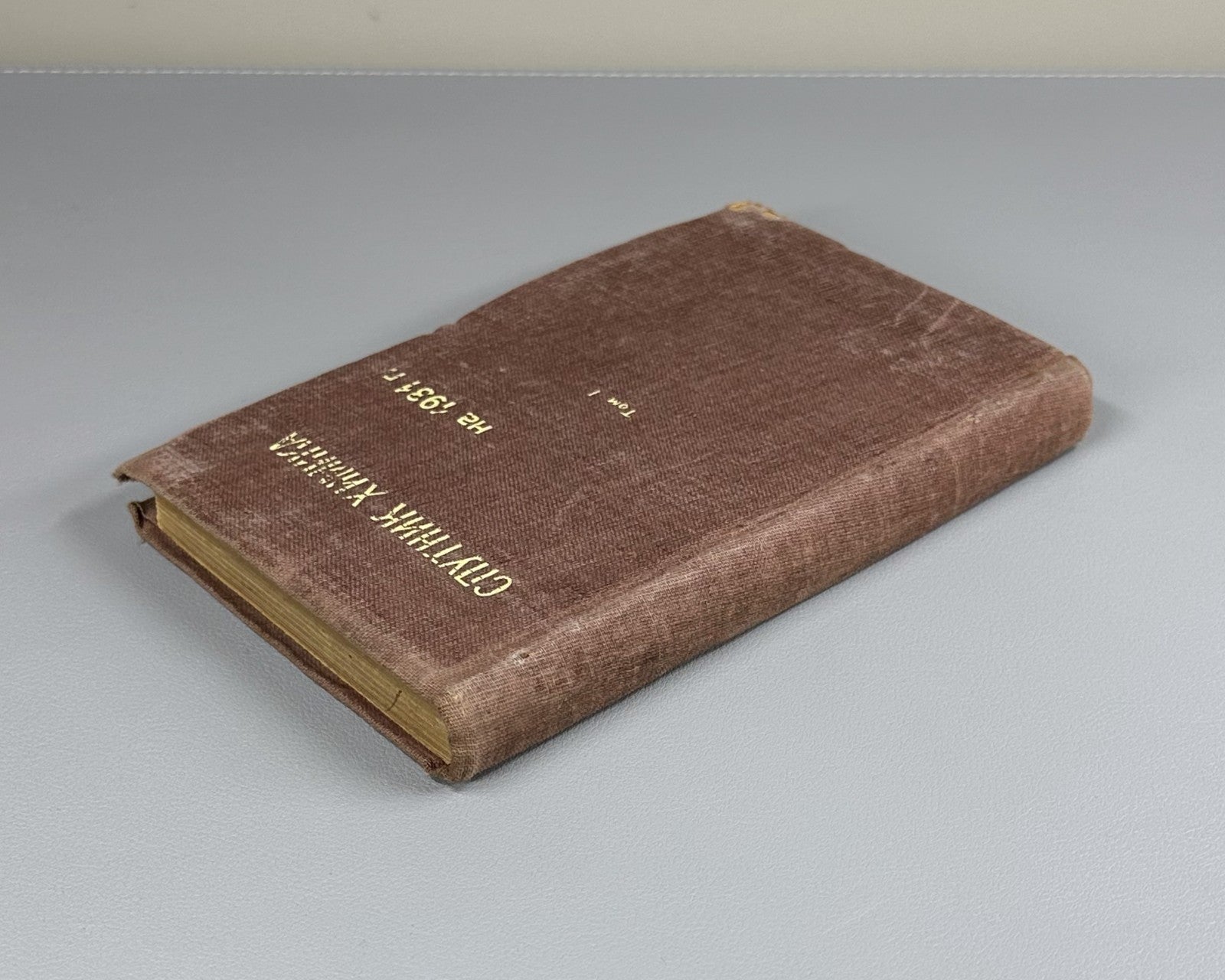 Chemistry Chemiker-Kalender Soviet Russian 1931 Спутник химика том 1 СССР