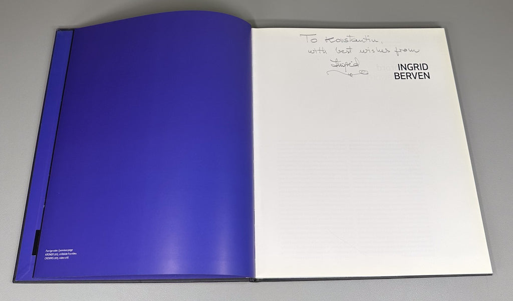 Signed Autograph Ingrid Berven Exhibition Catalog 2015 Norwegian art