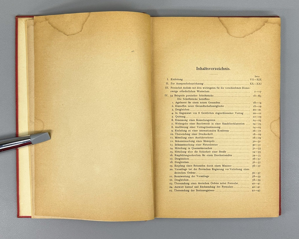 Wilhelm Litten Orientalische Sprachen vol. 31 Persian German 1919 Textbooks