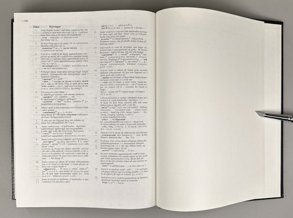 Rússnesk-íslensk orðabók Russian-Icelandic Dictionary Русско-Исландский словарь