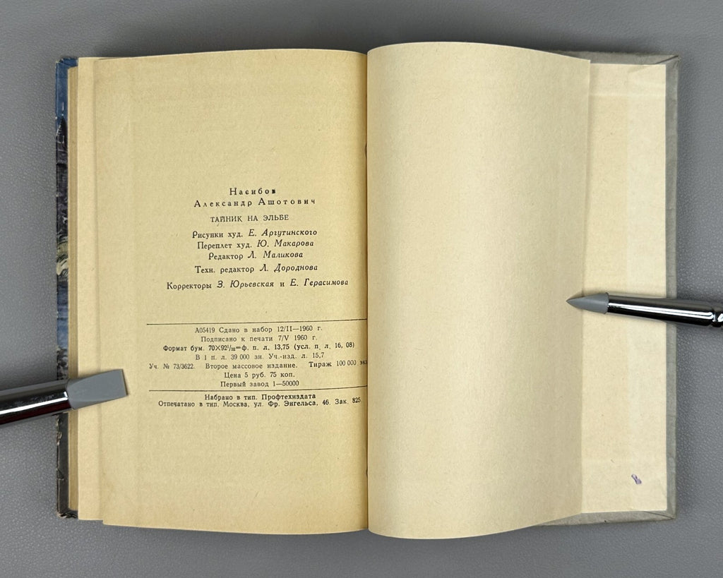 Nasibov Cache on the Elbe Adventures 1960 Насибов Тайник на Эльбе Приключения ФП