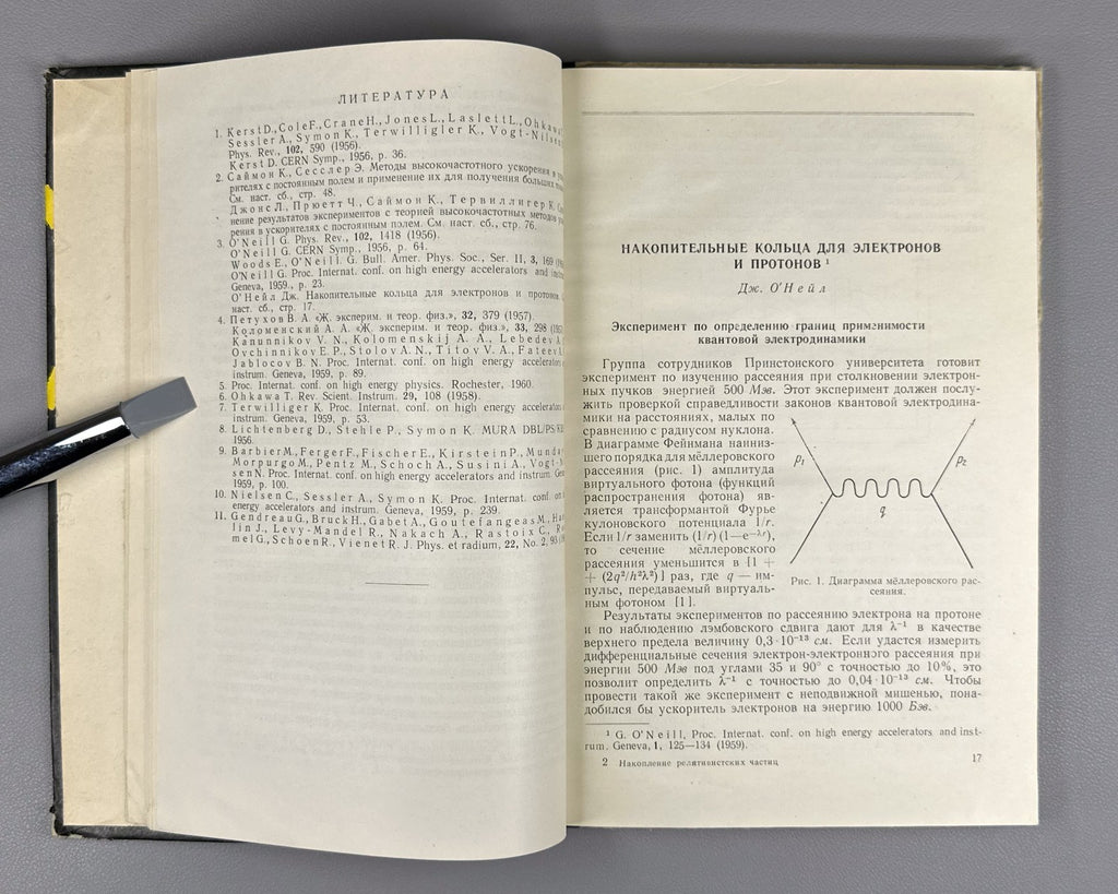 Accumulation of Relativistic Particles 1963 Накопление релятивистских частиц