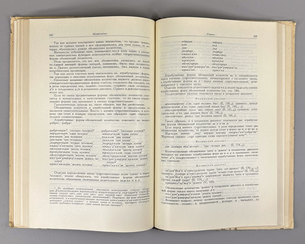 Крейнович Юкагирский язык 1958 Kreinovich The Yukaghir Language Siberia North RR