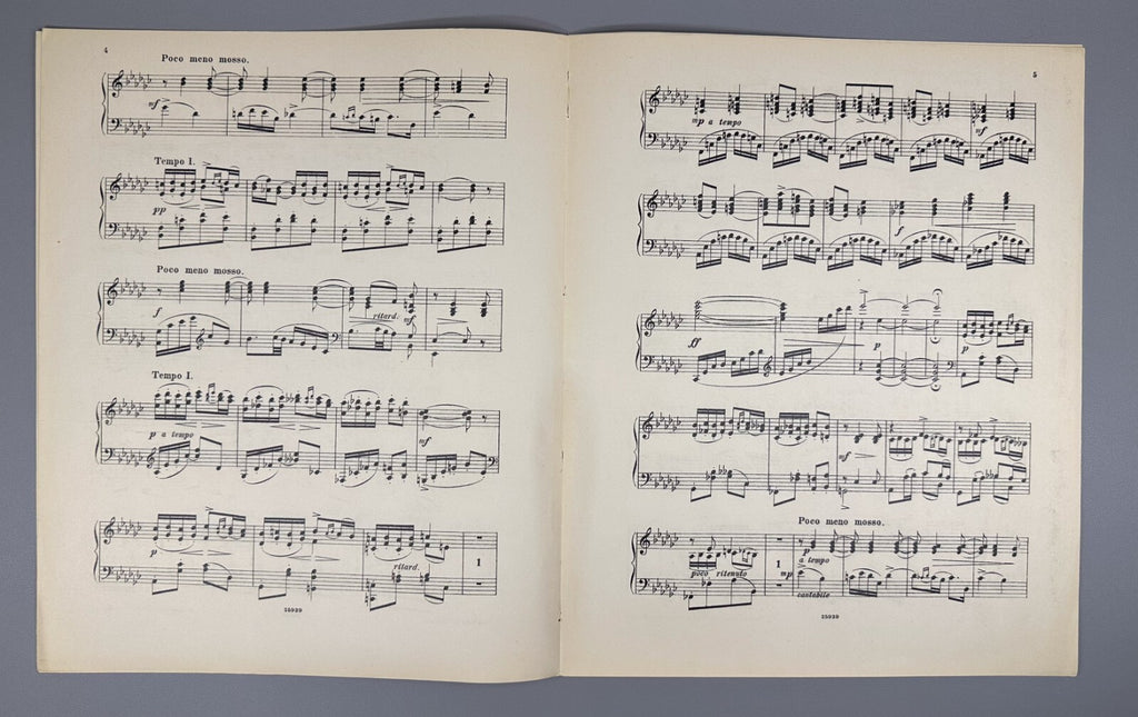 1st ed. Arensky By the Sea Allegretto 1901 Аренский У моря Соч. 52, № 5 Ноты
