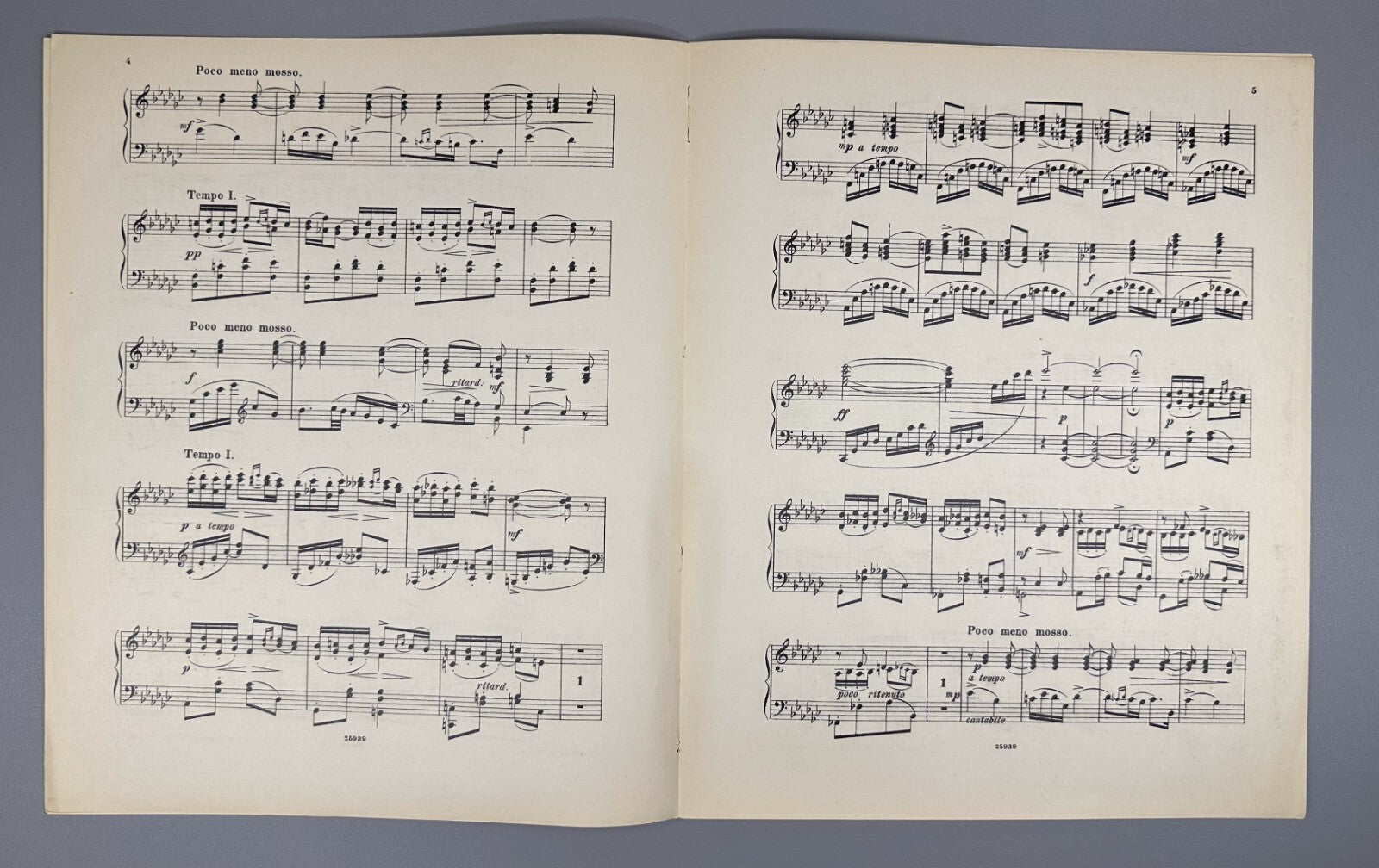 1st ed. Arensky By the Sea Allegretto 1901 Аренский У моря Соч. 52, № 5 Ноты