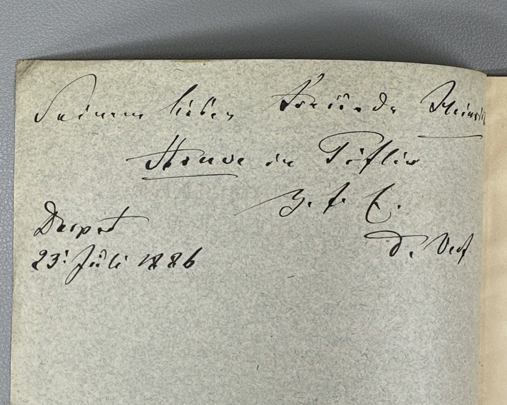 Autograph Carl Schmidt Ackererde und Untergrund von Franzenshütte 1886 Germany