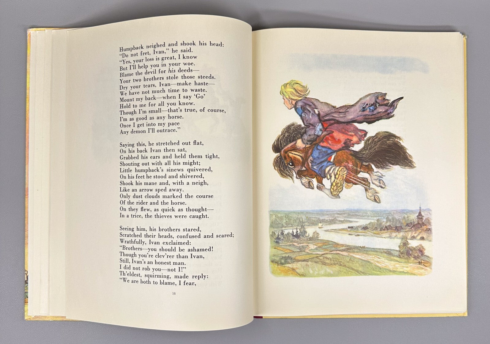 1st ed. in English Yershov The Little Humpbacked Horse 1957 Children’s book