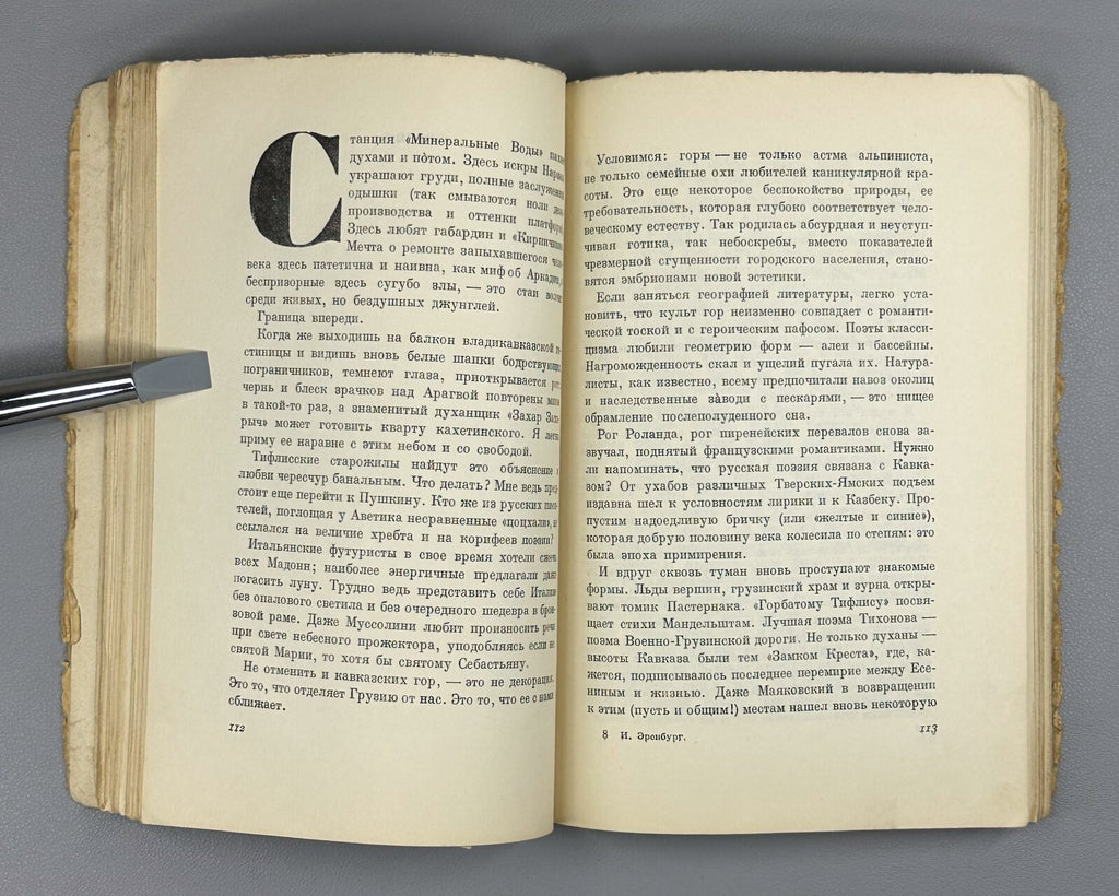 1st ed. Ehrenburg White Coal 1928 Эренбург Белый уголь, или Слезы Вертера Rare