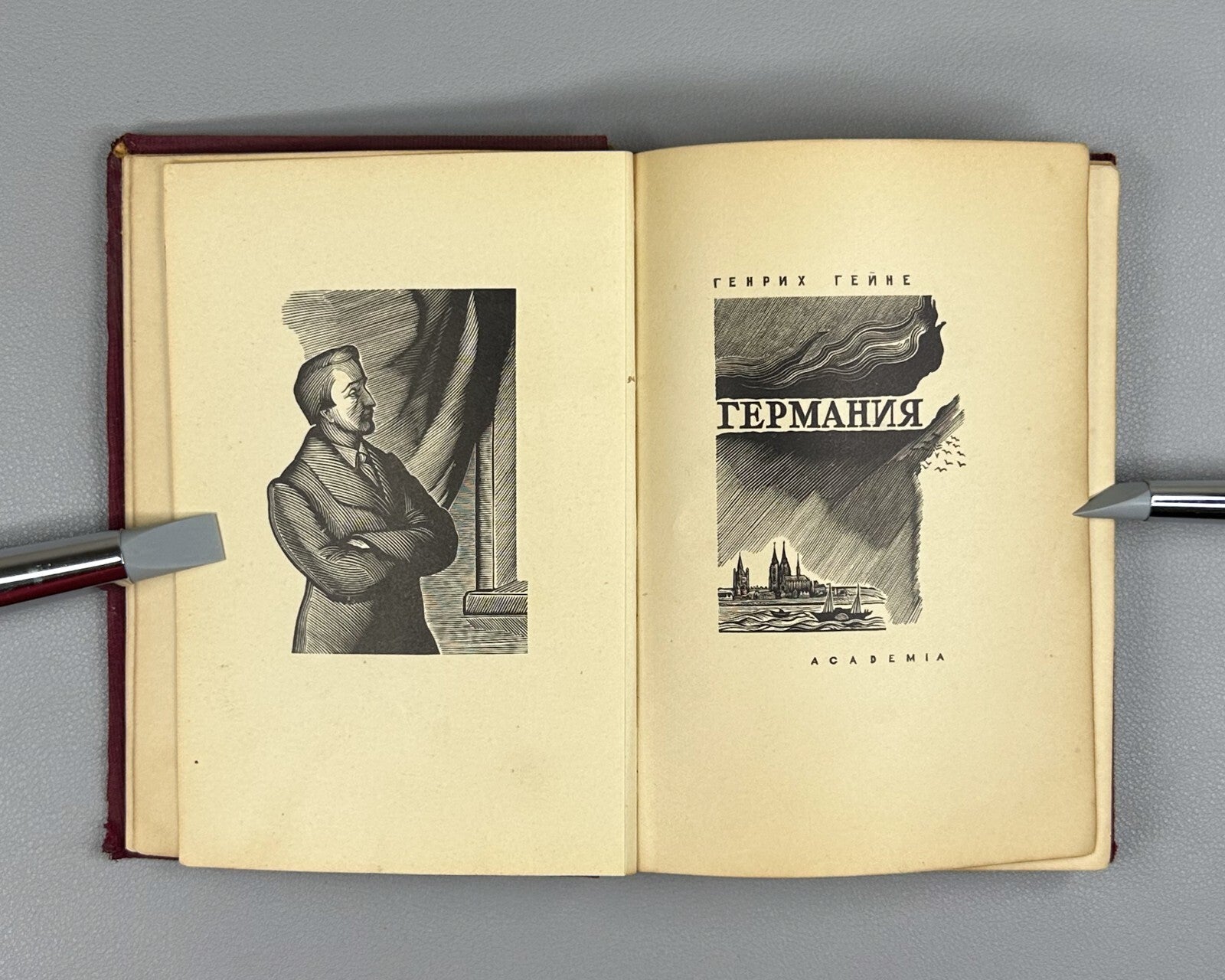 Academia Heine Germany Winter's Tale 1934 Гейне Германия Зимняя сказка