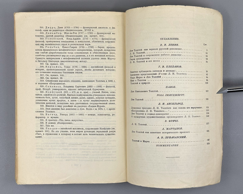 Literature About Tolstoy 1928 Фриче О Толстом литературно-критический сборник