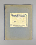 Самиздат Тетрадь со стихами поэтов Серебряного века 1900 Notebook Handwritten Ru