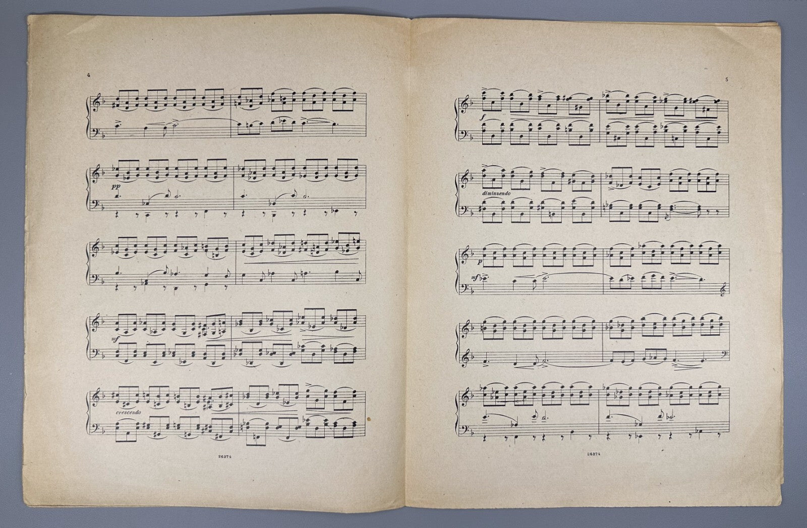 Arensky Six Pieces for Piano 1914-1918 Аренский Соч. 53, № 6, Этюд, Фа мажор