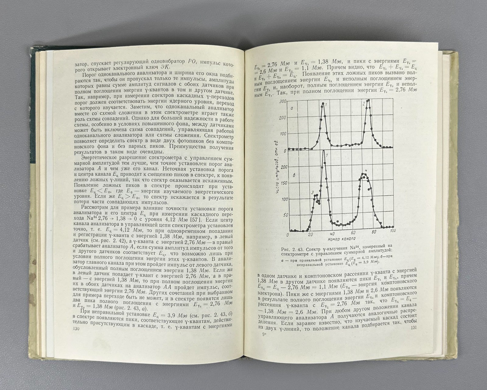 Егоров Сцинтилляционный метод спектрометрии 1963 Egorov Scintillation Method