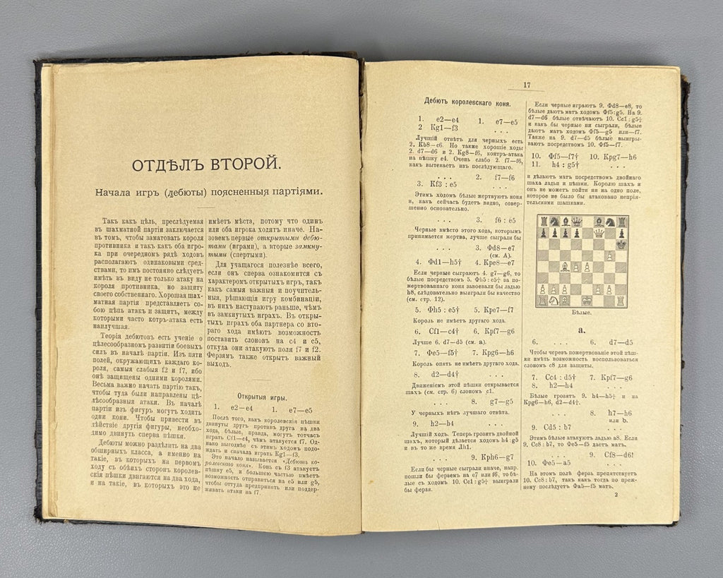 Дюфрень Руководство к изучению шахматной игры Шифферс 1903 Dufresne Chess Russia