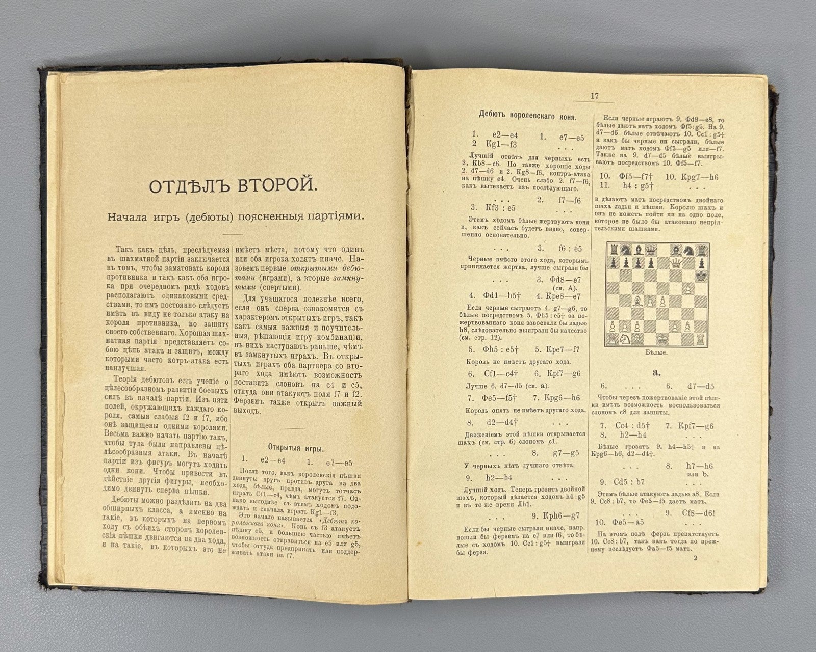 Дюфрень Руководство к изучению шахматной игры Шифферс 1903 Dufresne Chess Russia