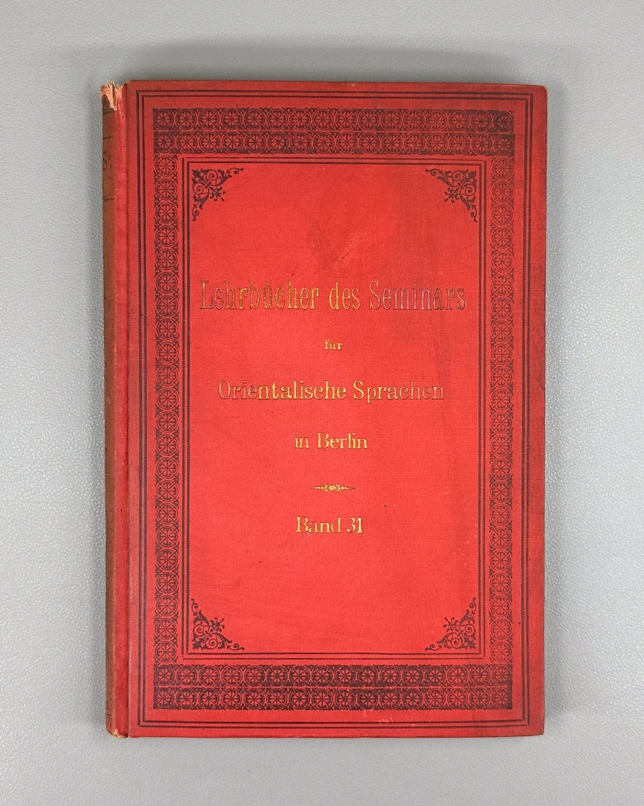 Wilhelm Litten Orientalische Sprachen vol. 31 Persian German 1919 Textbooks