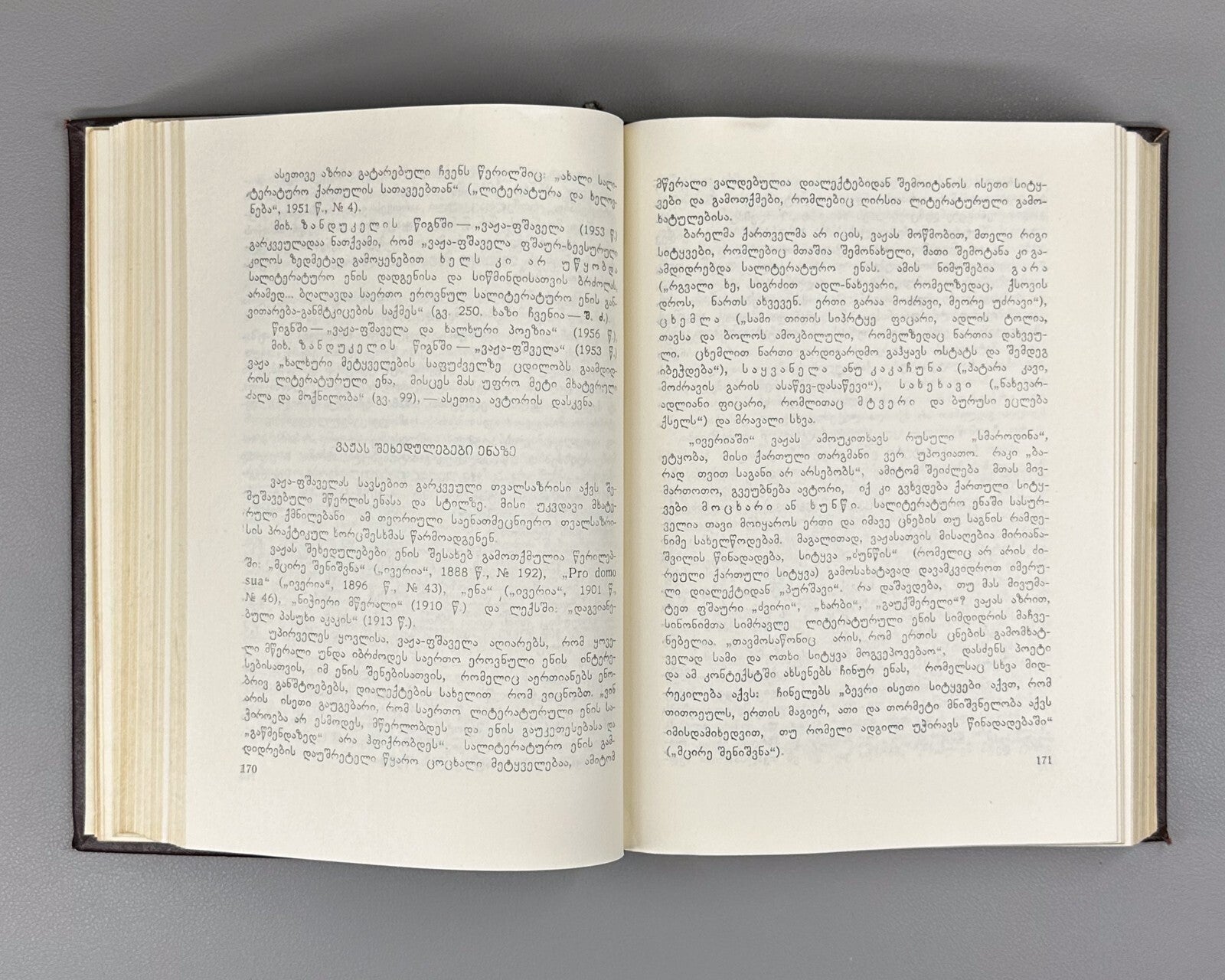 Shota Dzidziguri Literary and Linguistic Essays 1974 Georgian ძიძიგური