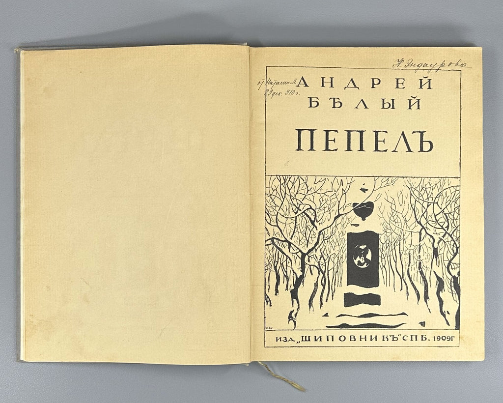 1st ed. Andrei Bely Pepel Ash Russian 1909 Андрей Белый Пепел Rare
