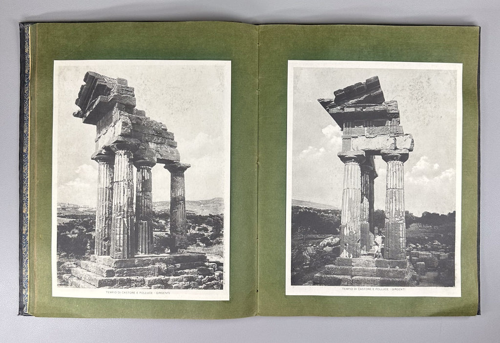 Vintage photo album Sicilia Italy Set of 44 pcs. Винтажный фотоальбом Италия