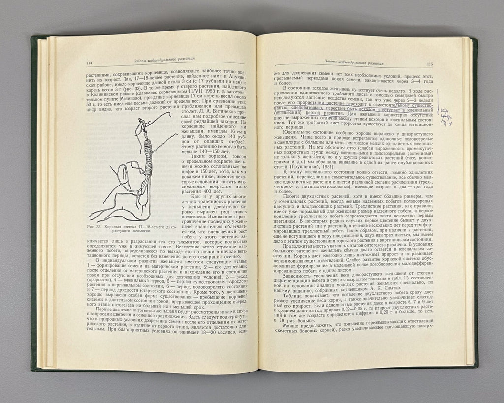 Autograph Grushvitsky Ginseng 1961 Грушвицкий Женьшень Вопросы биологии Rare