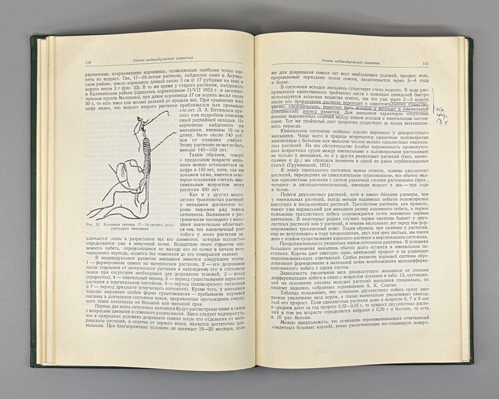 Autograph Grushvitsky Ginseng 1961 Грушвицкий Женьшень Вопросы биологии Rare