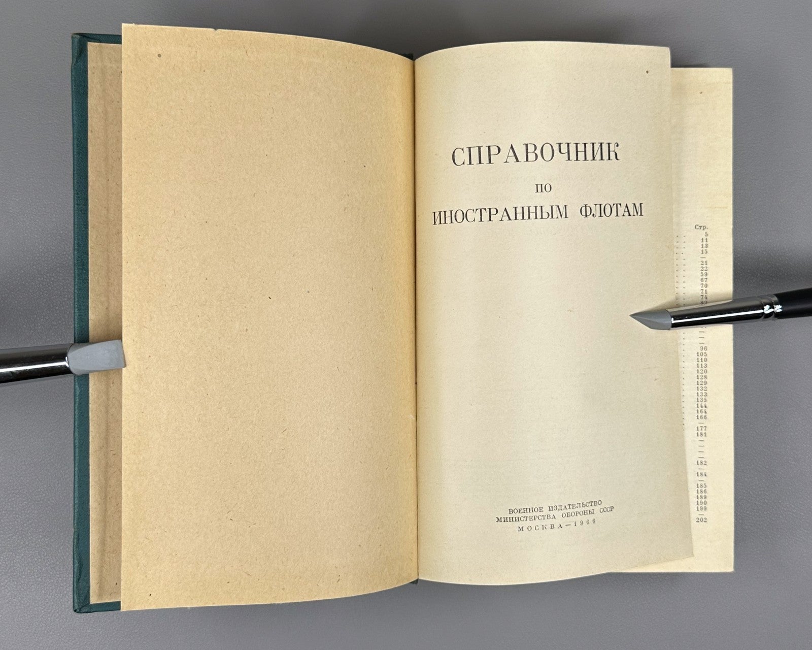 Handbook of Foreign Fleets USSR Warships 1966 Справочник по иностранным флотам