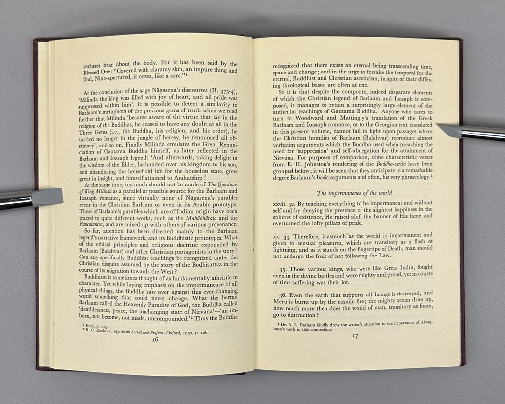 1st ed. Autograph Lang The Wisdom of Balahvar A Christian Legend of the Buddha