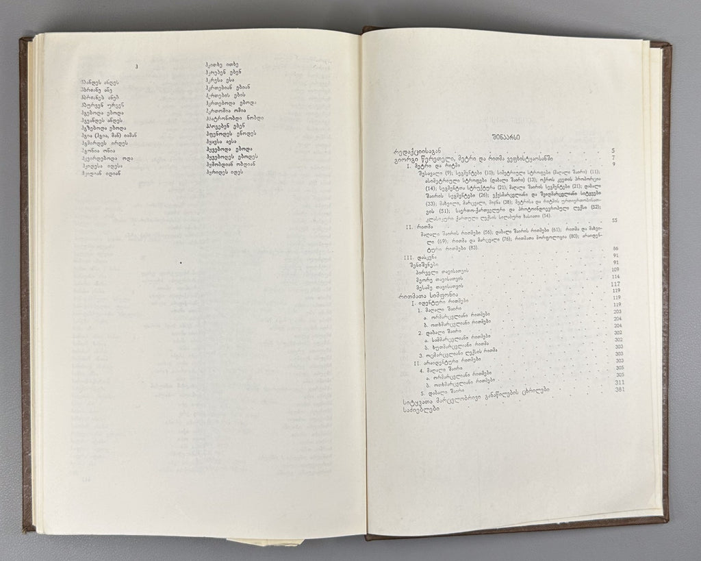 Meter and Rhyme in Rustaveli’s Poem The Man in the Panther’s Skin 1973 Georgian