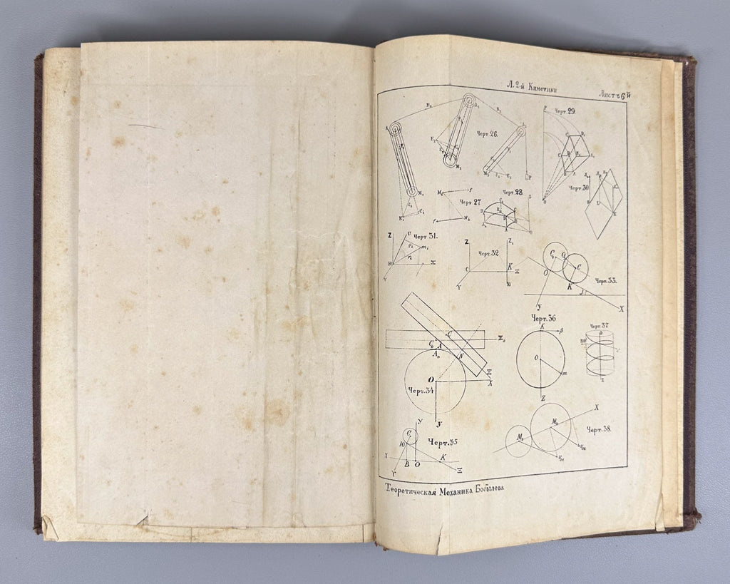 1st ed Бобылев Руководство к курсу теоретической механики 1886 Bobylev Mechanics