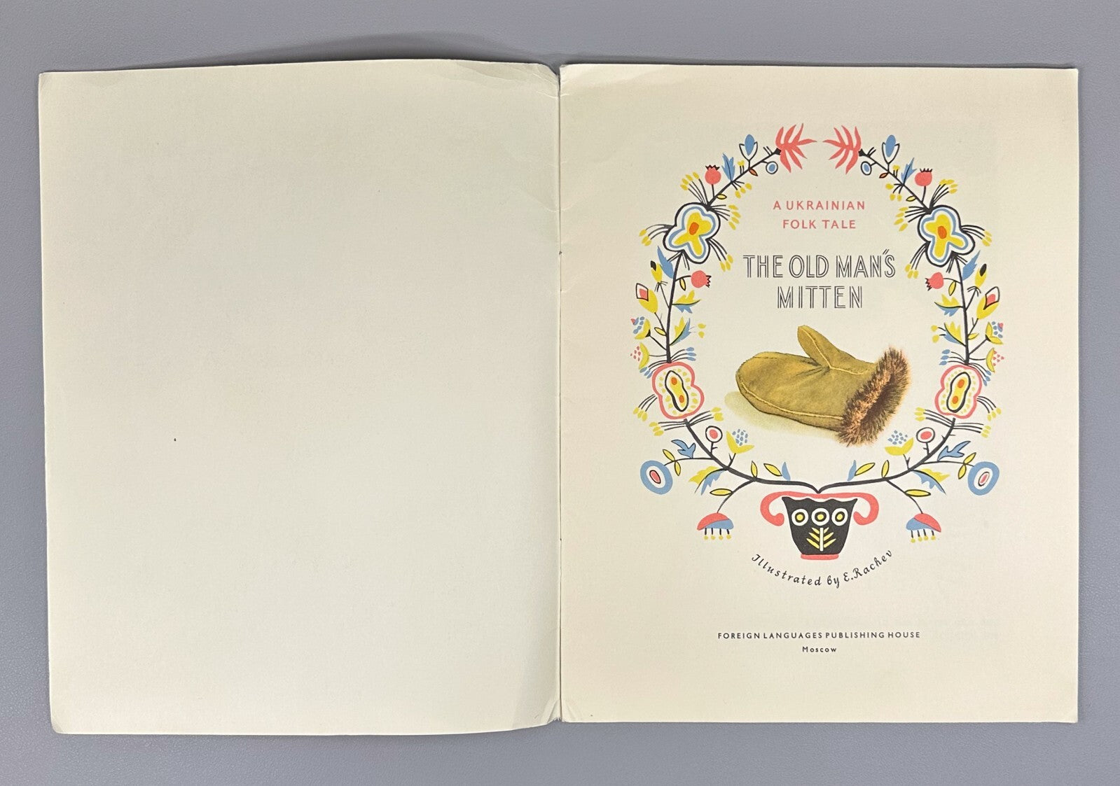 The Old Man's Mitten a Ukrainian folk tale 1953 Children’s book