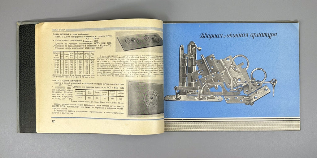 Catalogue of metal products 1940 Каталог металлоизделий широкого потребления RR