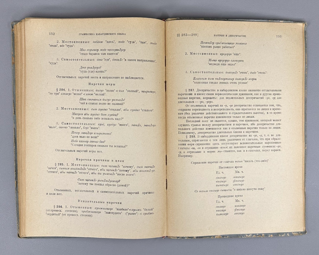Турчанинов Цагов Грамматика кабардинского языка 1940 Kabardian Language Grammar