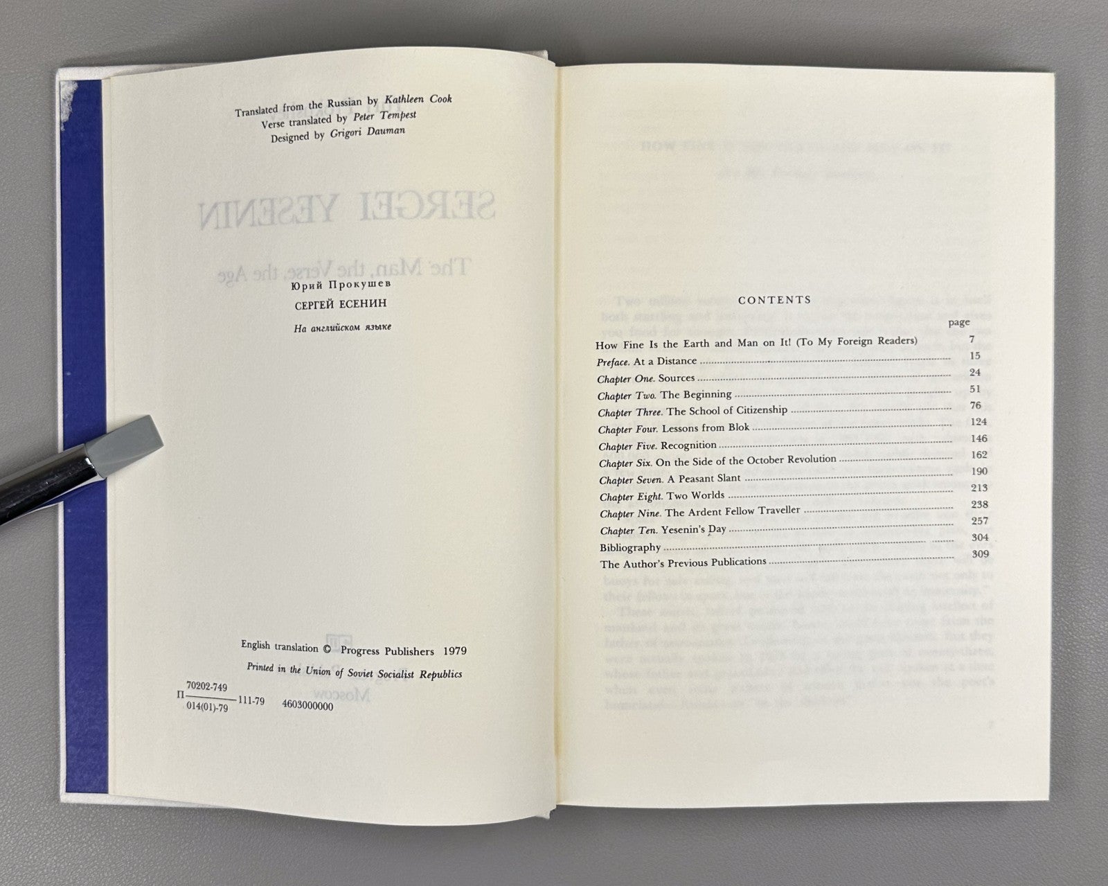 Prokushev Sergei Yesenin The Man the Verse the Age 1979 in English Russian poet