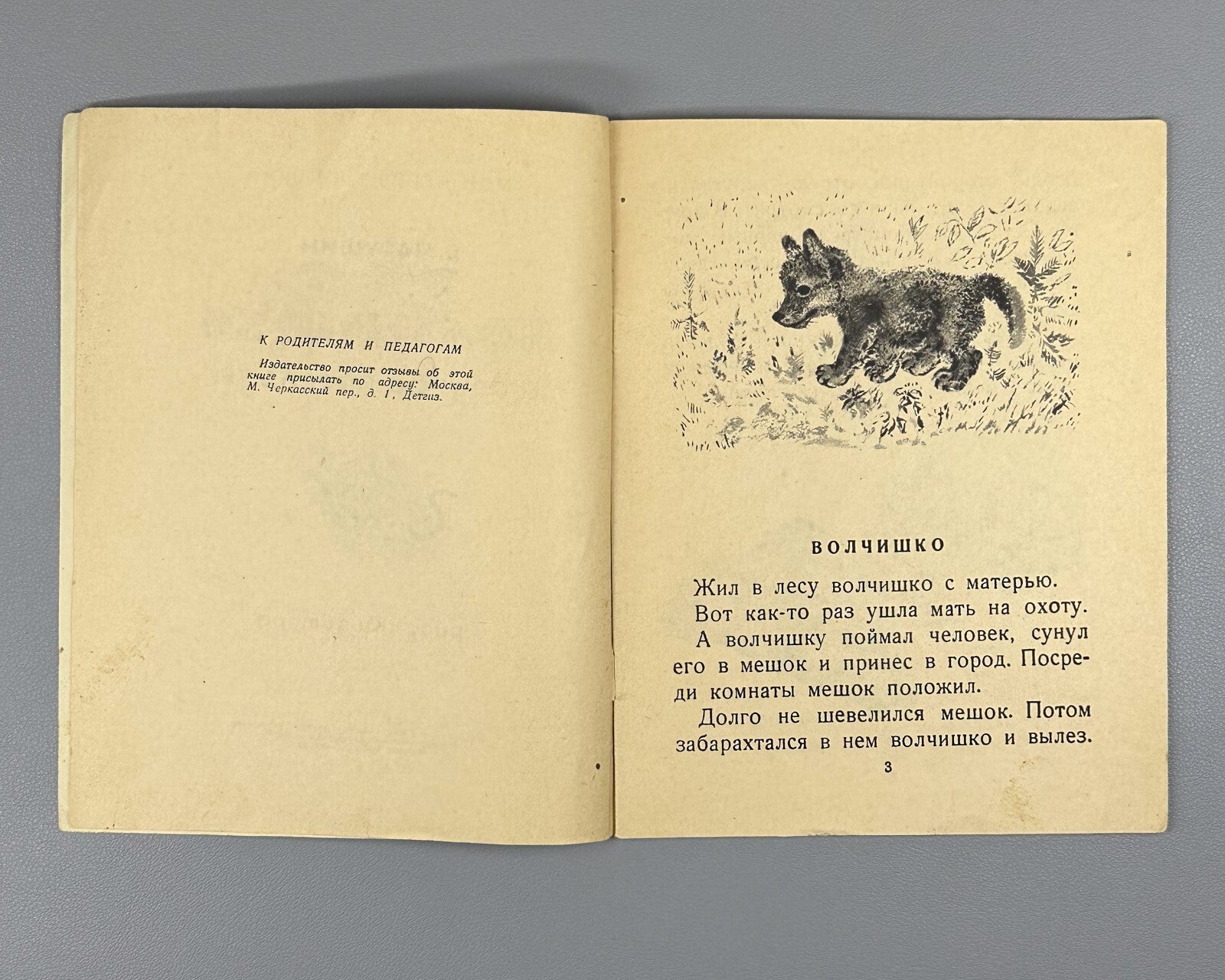 Charushin Volchishko and other stories 1947 Чарушин Волчишко и другие рассказы