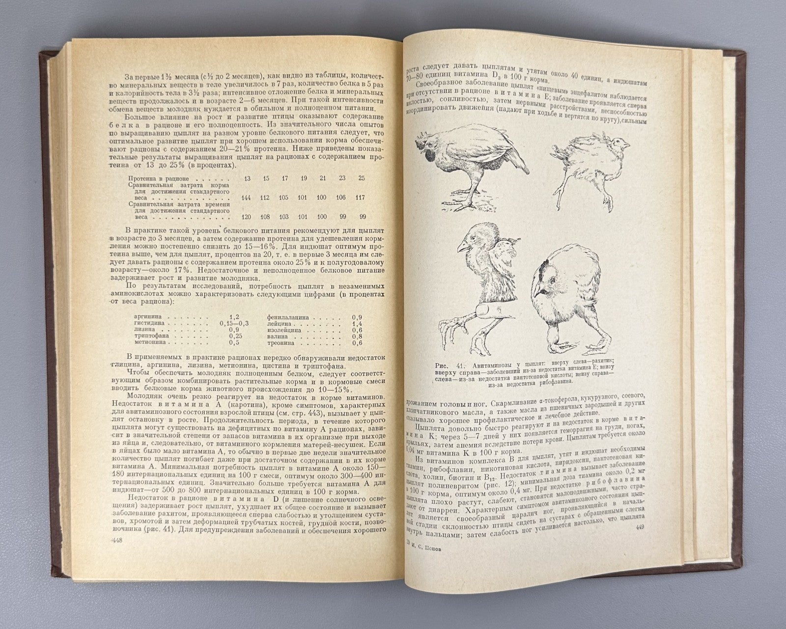 Попов Кормление сельскохозяйственных животных 1957 Feeding Agricultural Animals