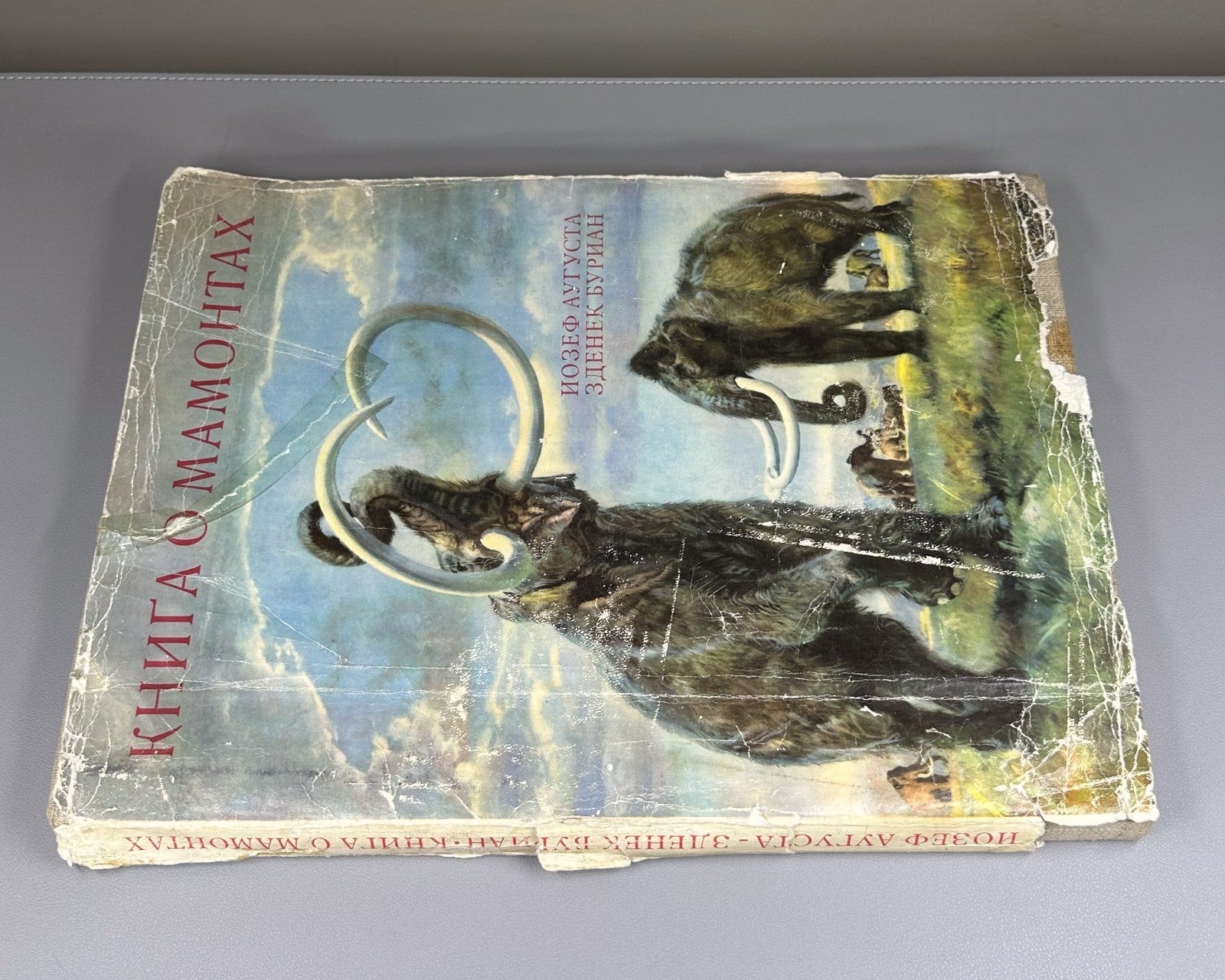 1st ed. Augusta Book about Mammoths 1962 Аугуста Книга о мамонтах Rare