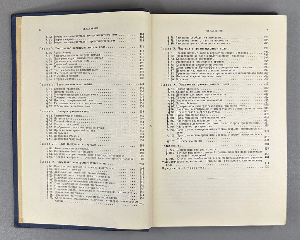 Landau Lifshitz Theory of Fields Physics  1962 Ландау Лифшиц Теория поля Физика