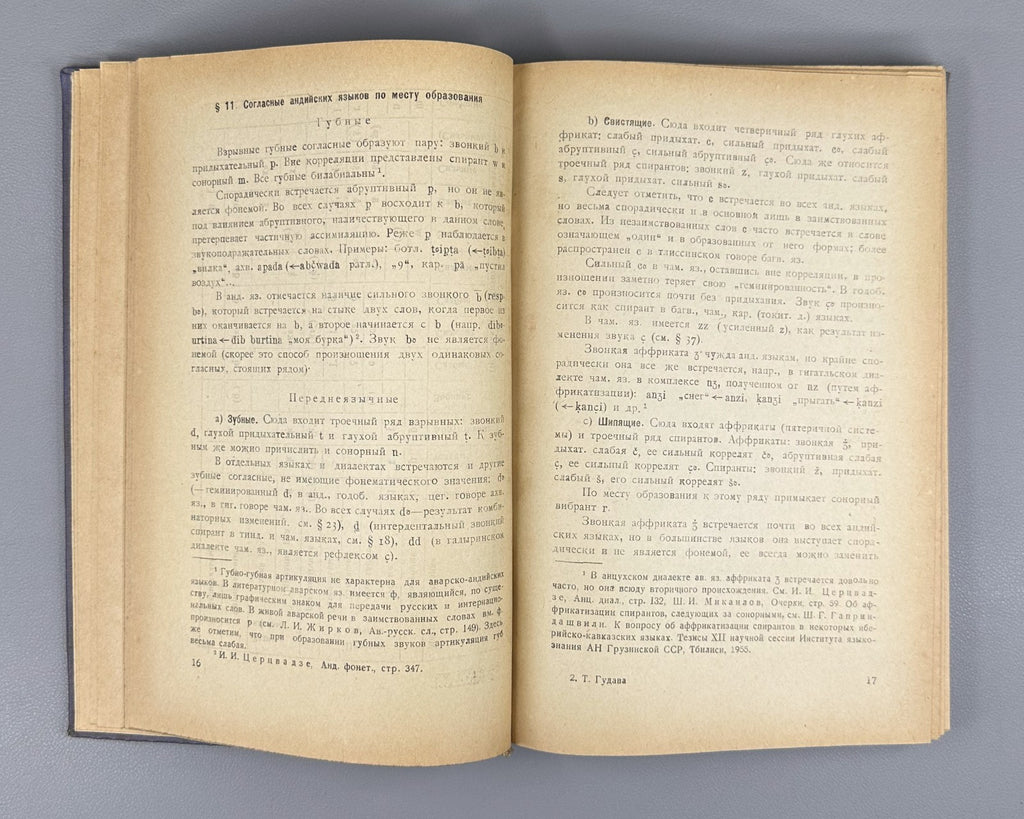 Гудава Консонантизм андийских языков 1964 Gudava Consonantism of the Andian Lang
