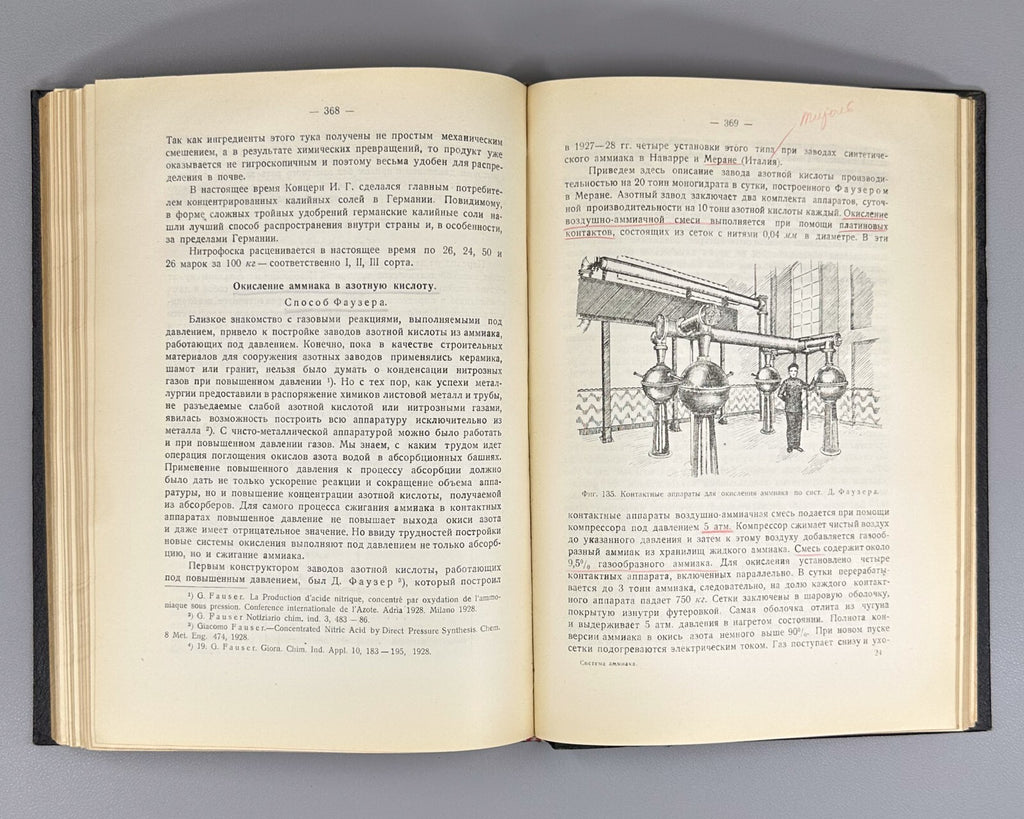 Synthesis of ammonia Fokin 1930 Сhemistry 1930 Синтез аммиака Фокин