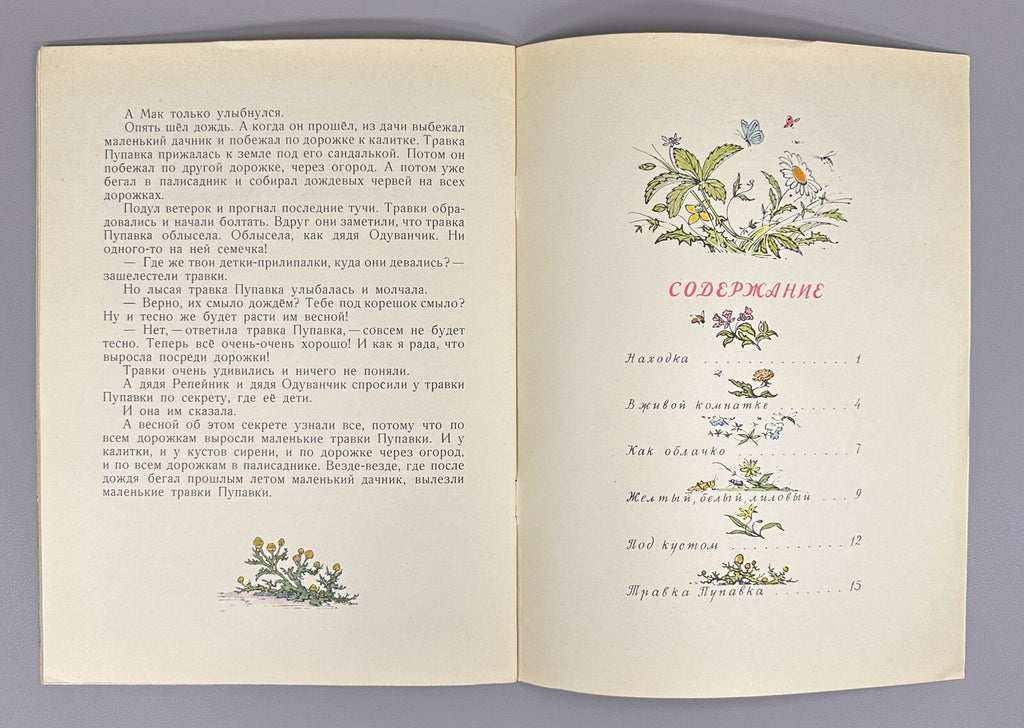Pavlova Yellow white purple 1966 Children’s book Павлова Желтый, белый, лиловый