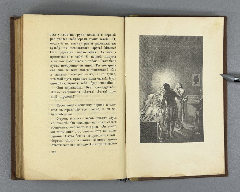 Academia Goethe Sorrows of Young Werther 1937 Гете Страдания молодого Вертера