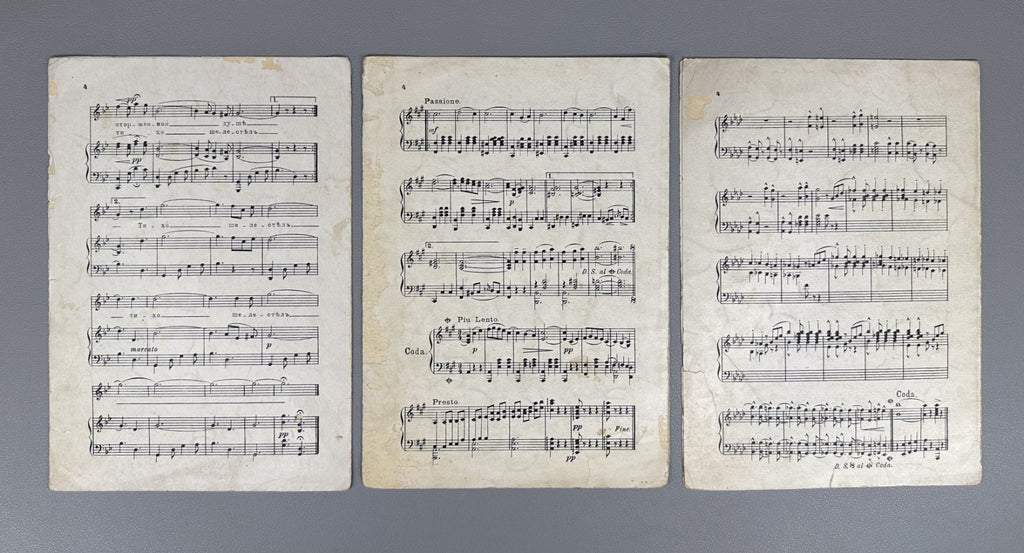 Lot of 8 Piano Vocal Scores Early 20th Russian Silver Age Romance salon music